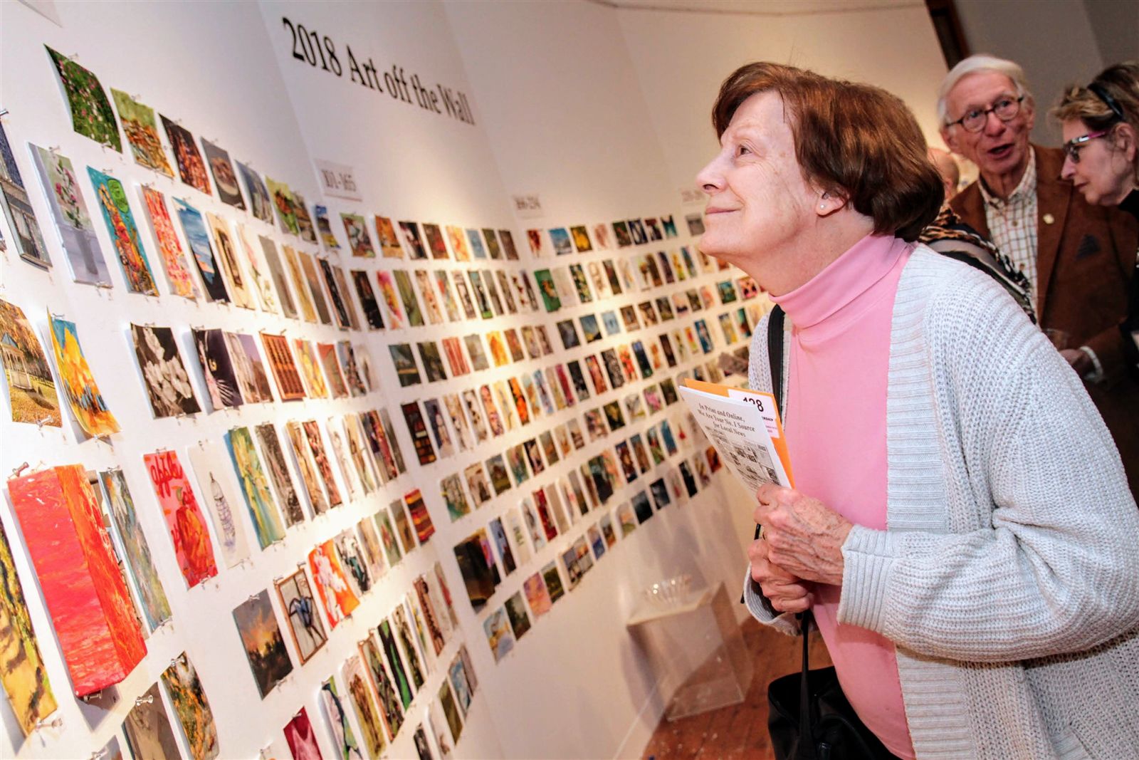 Smiles at Art Off the Wall in Carnegie Art Center